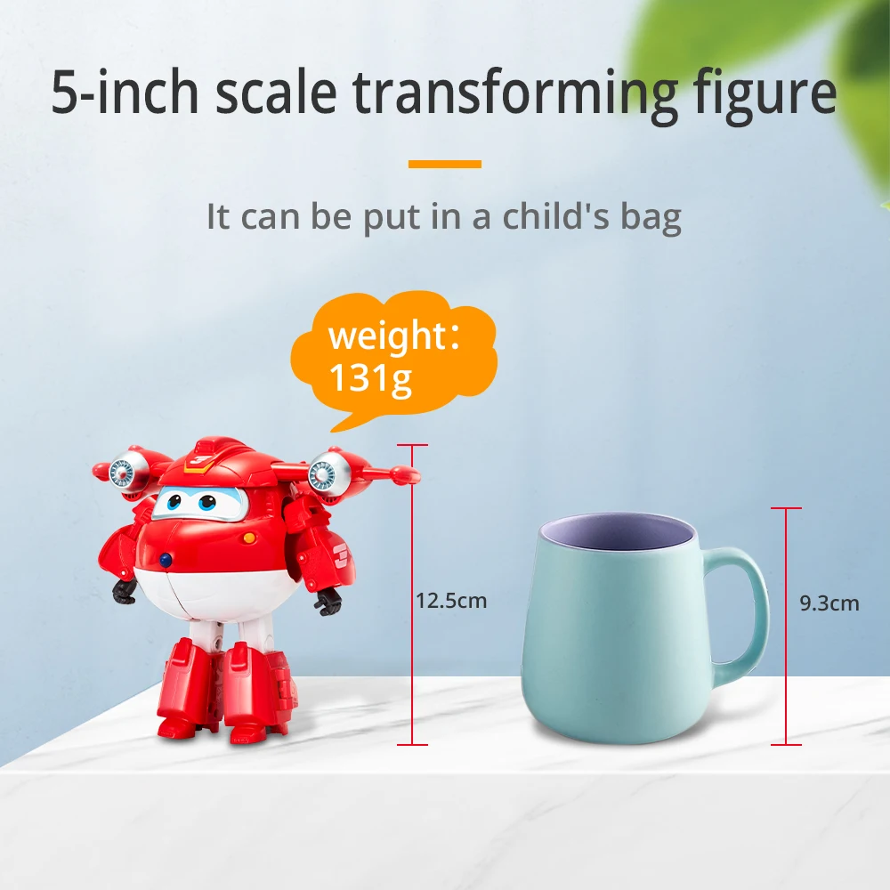 Super Wings 5 Inches Transforming Jett Dizzy Donnie Deformation Airplane Robot Action Figures Transformation Animation Kid Toys Super Wings 5 Inches Transforming Jett Dizzy Donnie Deformation Airplane Robot Action Figures Transformation Animation Kid Toys - Image 5