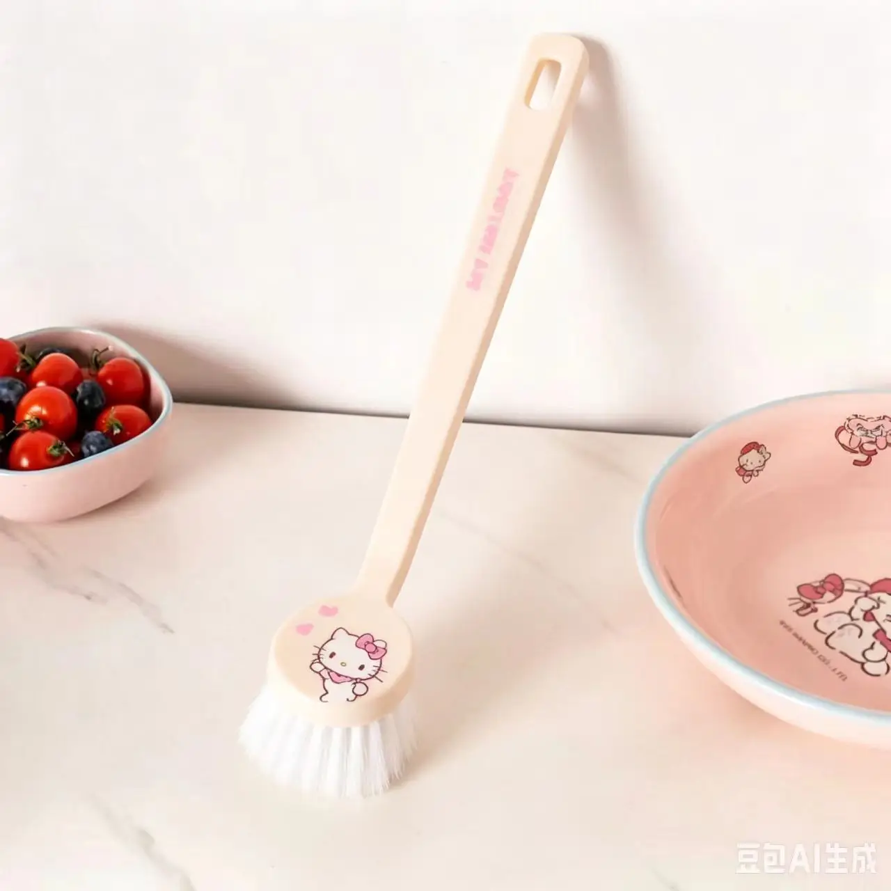 Kawaii Katzen Pfannenbürste Mit Langem Griff Für Küche Kawaii Katzen Pfannenbürste Mit Langem Griff Für Küche - Image 8