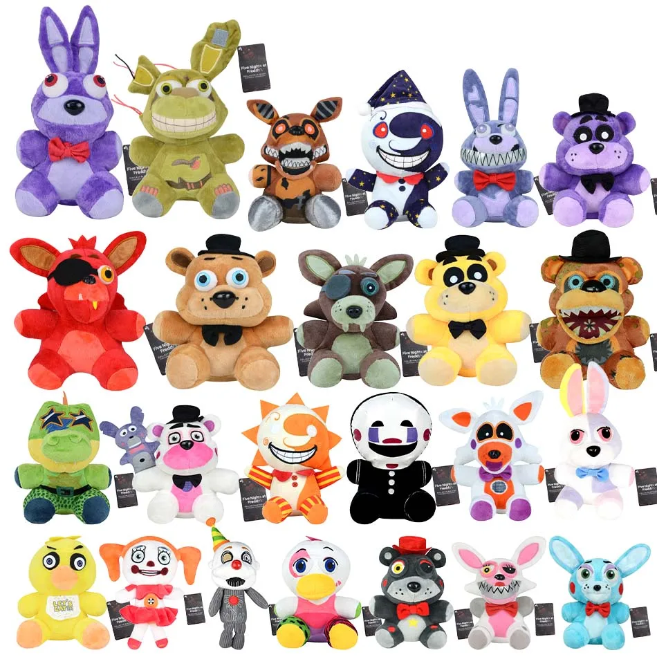 2025Neue Fivenight At Freddy Fnaf Niedliche Plüschtiere Puppe Bonnie Bär Foxy Cartoon Gefüllte Puppen Freddy Spielzeug Für Kinder Fans Geschenke 2025Neue Fivenight At Freddy Fnaf Niedliche Plüschtiere Puppe Bonnie Bär Foxy Cartoon Gefüllte Puppen Freddy Spielzeug Für Kinder Fans Geschenke - Image 6