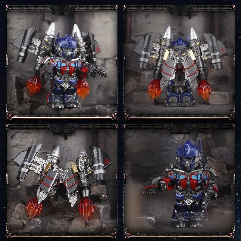 Hot Brick Man Transformers Assemble Kit Models Jet Wing Optimus Prime Bumblebee Action Figure Cute Mini Transforming Car Toys Hot Brick Man Transformers Assemble Kit Models Jet Wing Optimus Prime Bumblebee Action Figure Cute Mini Transforming Car Toys - Image 3