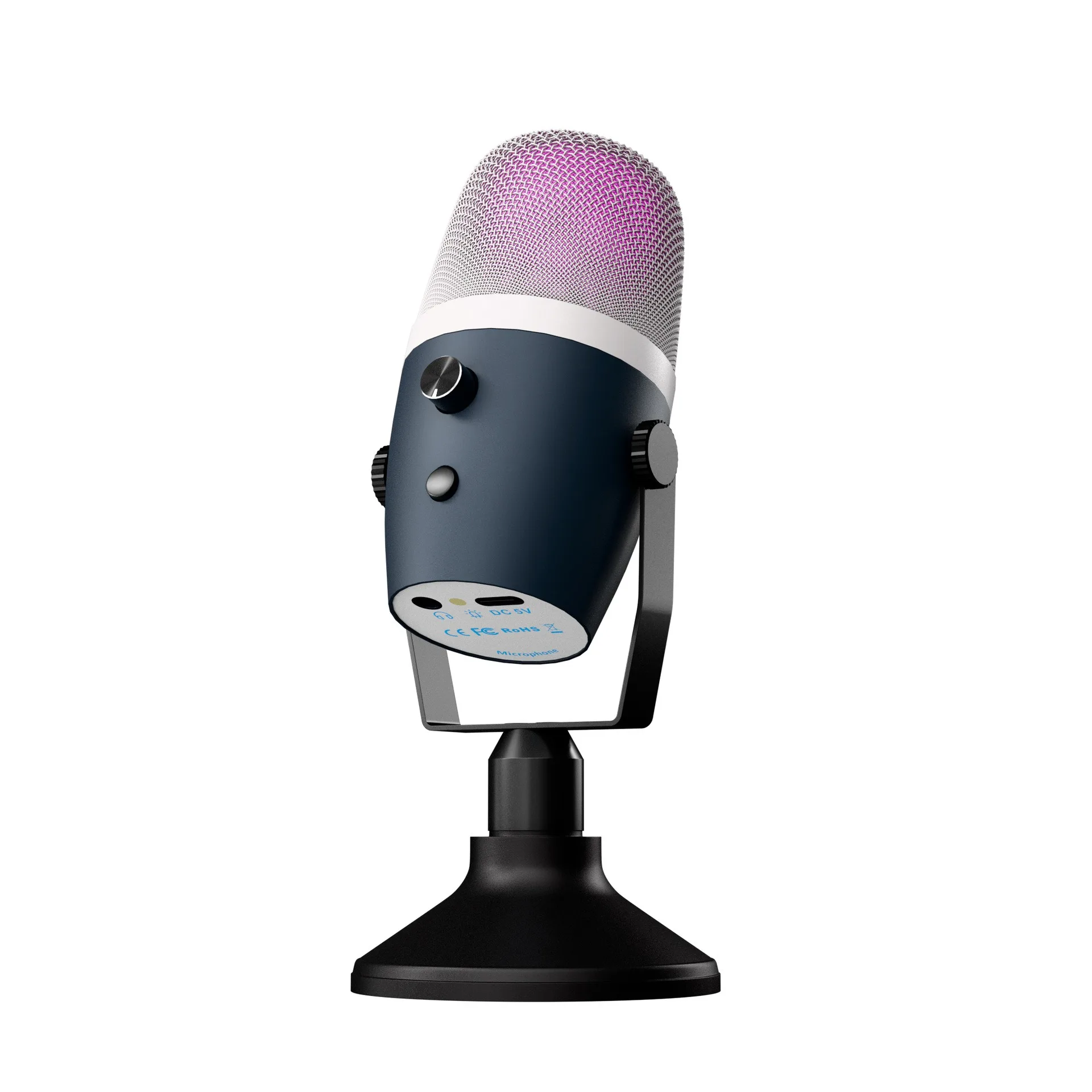 Rgb Usb-Kondensatormikrofon – Gaming-Streaming-Aufnahmemikrofon Für Pc, Podcasts &Amp; Sprachaufnahmen Rgb Usb-Kondensatormikrofon – Gaming-Streaming-Aufnahmemikrofon Für Pc, Podcasts &Amp; Sprachaufnahmen - Image 6