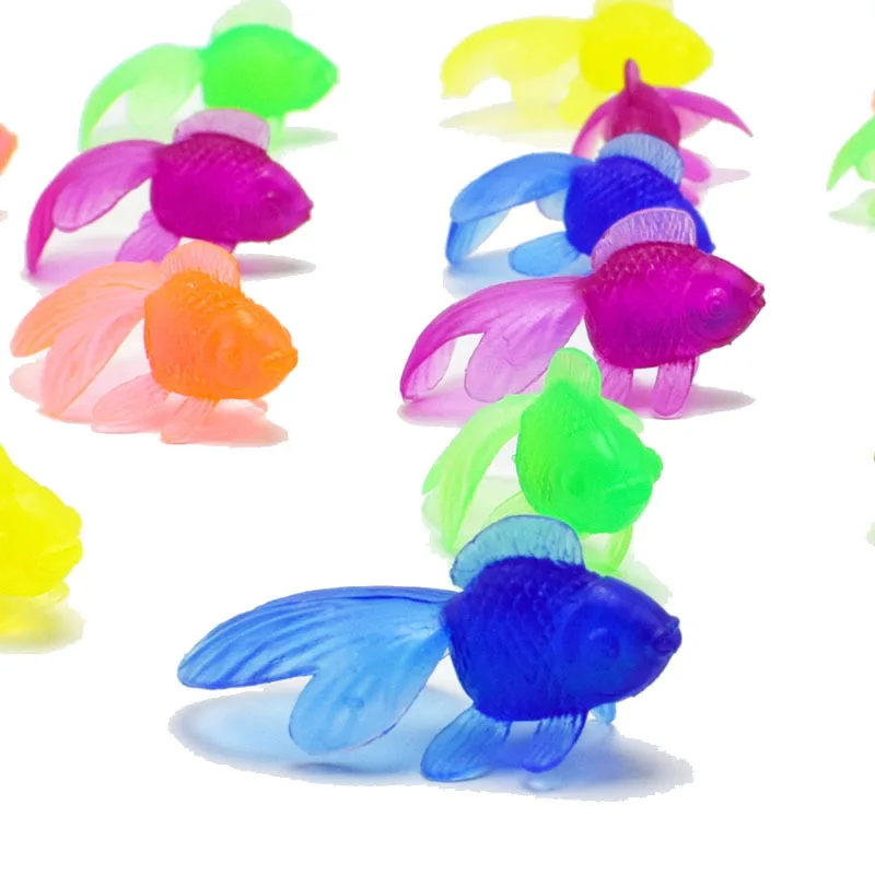 Children'S 10Pcs/Set Kawaii Simulation Rubber Goldfish Baby Bath Water Play Games Toys For Kids Toddlers Bathing Shower Gifts Children'S 10Pcs/Set Kawaii Simulation Rubber Goldfish Baby Bath Water Play Games Toys For Kids Toddlers Bathing Shower Gifts - Image 4