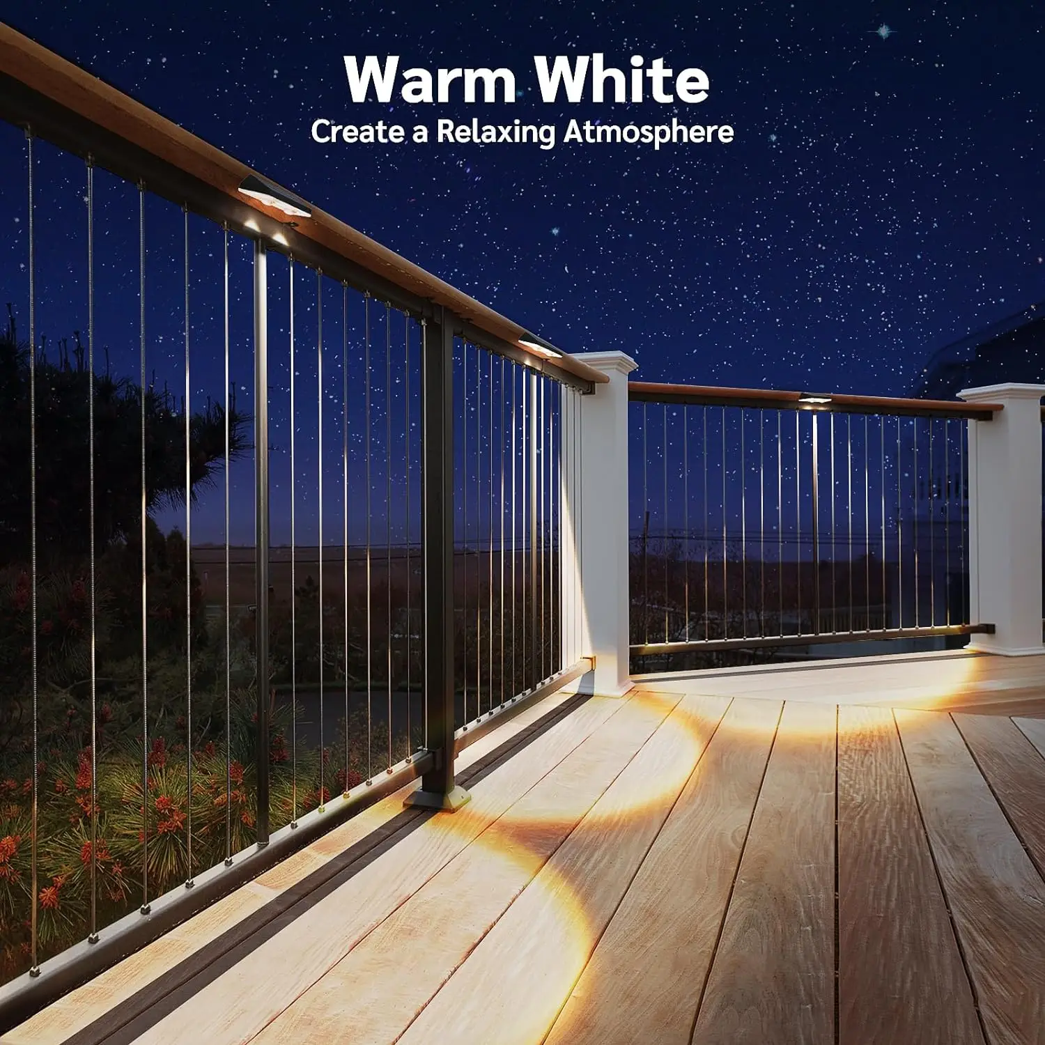 4 Stücke Solar Zaun Licht Rgb Farbwechsel Outdoor Garten Hof Dekor Schritt Lampe Ip65 Wasserdichte Pathway Wand Treppen Lampe Balkon 4 Stücke Solar Zaun Licht Rgb Farbwechsel Outdoor Garten Hof Dekor Schritt Lampe Ip65 Wasserdichte Pathway Wand Treppen Lampe Balkon - Image 6