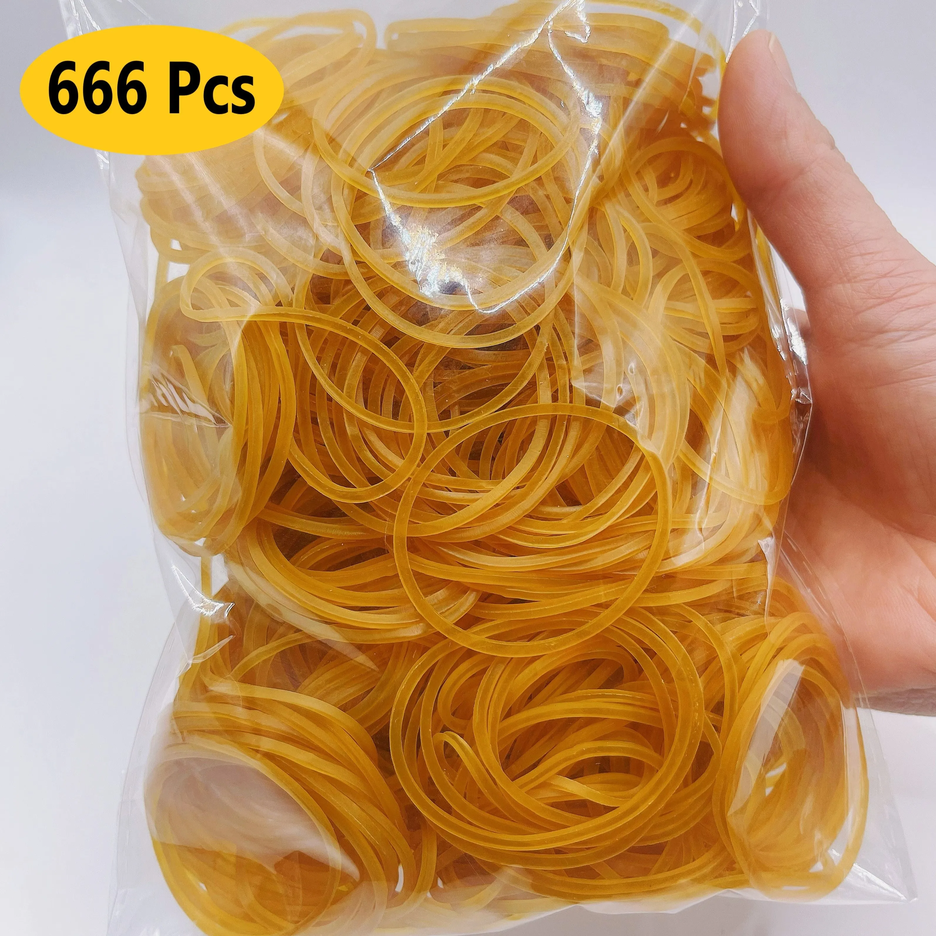 Hochelastisches Gelbes Gummiband-Set – 100/300/666 Stück, 38 Mm Durchmesser, Langlebiger Naturkautschuk, Geeignet Für Verschiedene Anwendungen Hochelastisches Gelbes Gummiband-Set – 100/300/666 Stück, 38 Mm Durchmesser, Langlebiger Naturkautschuk, Geeignet Für Verschiedene Anwendungen - Image 4