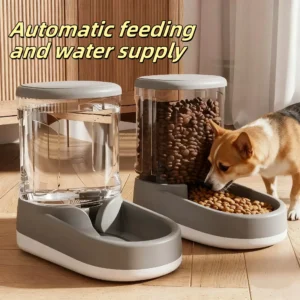Katzennapf, Hundenapf, großes Fassungsvermögen, Hundewasserspender, kontinuierliche Wasserversorgung, automatischer Wasserfutterspender, Katzenwasserspender