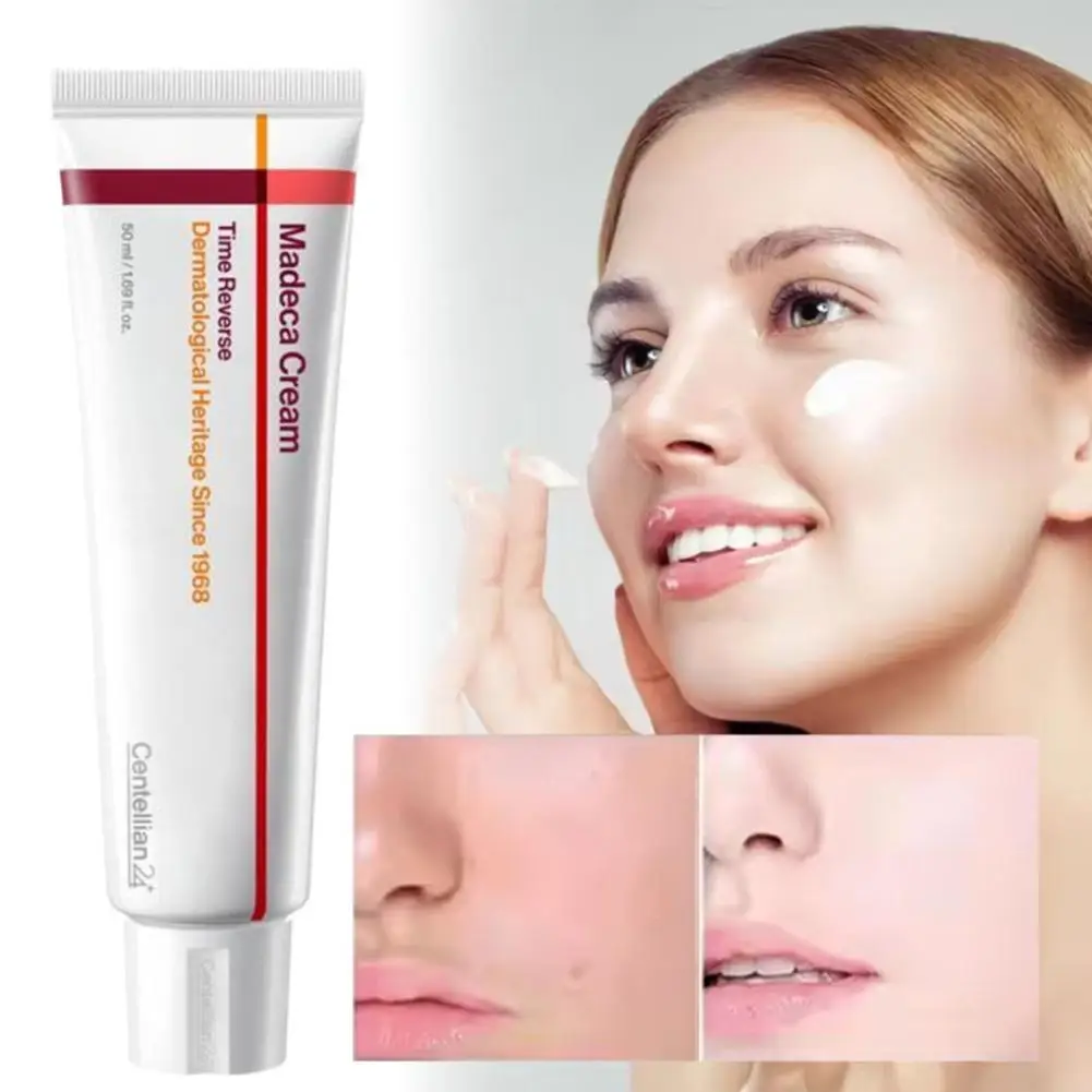 Korean Centella Asiatica Face Cream 50Ml Madeca Time Reverse Anti-Aging Moisturizer Reduces Wrinkles Firms Lightweight Daily Korean Centella Asiatica Face Cream 50Ml Madeca Time Reverse Anti-Aging Moisturizer Reduces Wrinkles Firms Lightweight Daily