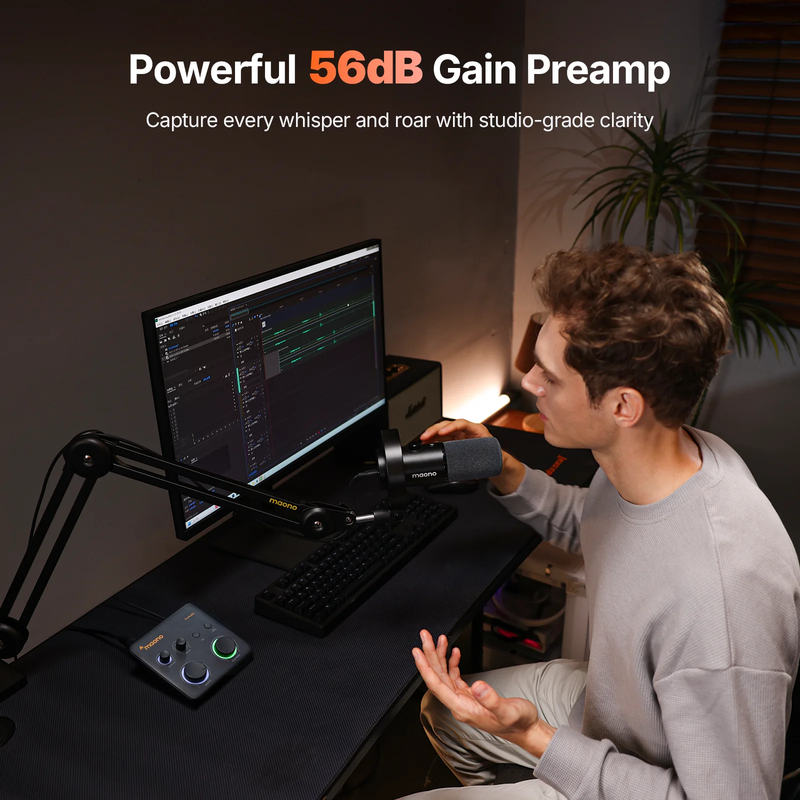 Maono Ps22 Lite Usb-Audio-Interface – Tragbare Soundkarte Mit Xlr-Eingang Für Pc, Musik, Gitarre, Daw &Amp; Streaming Maono Ps22 Lite Usb-Audio-Interface – Tragbare Soundkarte Mit Xlr-Eingang Für Pc, Musik, Gitarre, Daw &Amp; Streaming - Image 3