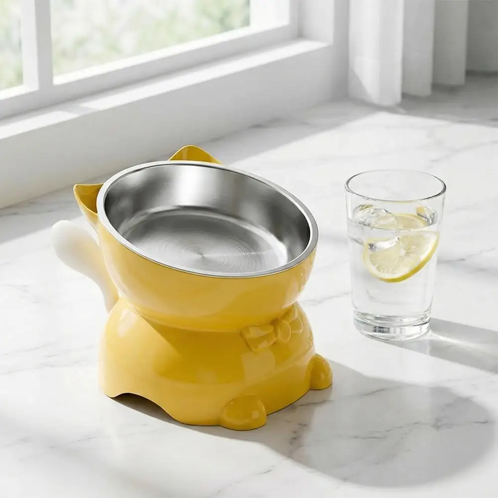 Stainless Steel Cat Bowl Anti-Spill Slanted Cat Food Food Water Dish For Cats Kitten Stainless Steel Cat Bowl Stainless Steel Cat Bowl Anti-Spill Slanted Cat Food Food Water Dish For Cats Kitten Stainless Steel Cat Bowl - Image 26