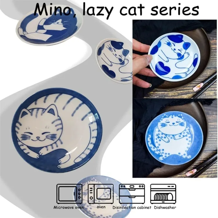 Creative Cartoon Lucky Cat Ceramic Dessert Sauce Dish Fruit Sushi Plate Creative Cartoon Lucky Cat Ceramic Dessert Sauce Dish Fruit Sushi Plate - Image 15