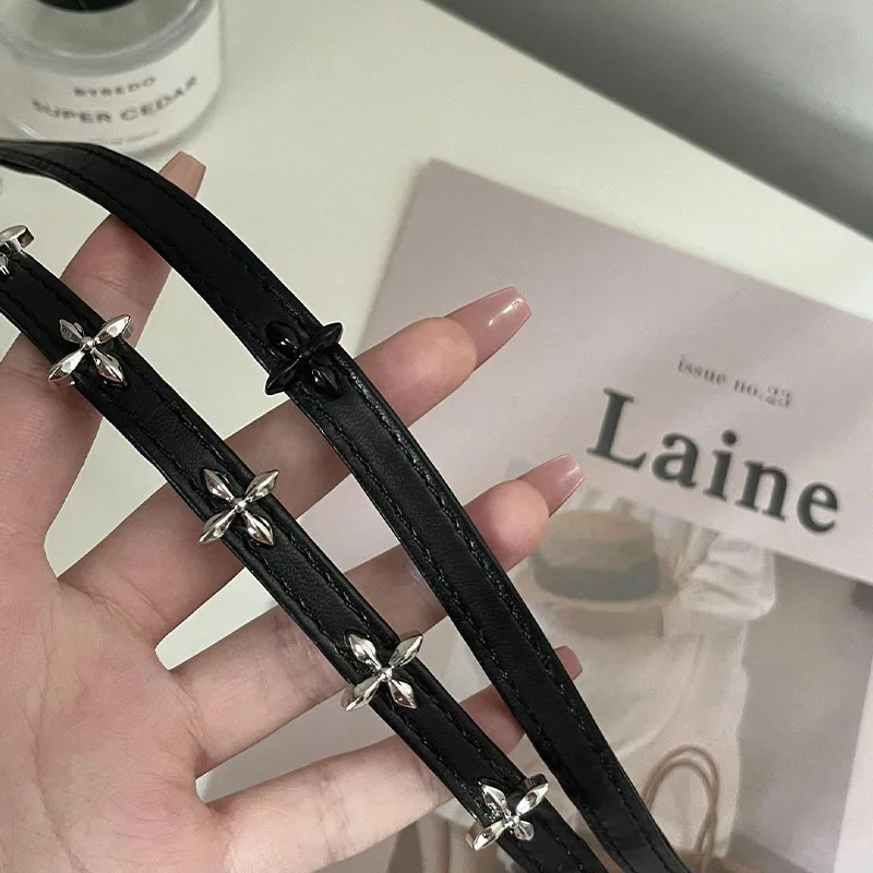 Neue Vintage Gothic Schwarz Halskette Für Frauen Mode Punk Leder Halsband Dunkle Kragen Kette Trendy Schmuck Coole Y2K Zubehör Neue Vintage Gothic Schwarz Halskette Für Frauen Mode Punk Leder Halsband Dunkle Kragen Kette Trendy Schmuck Coole Y2K Zubehör - Image 6