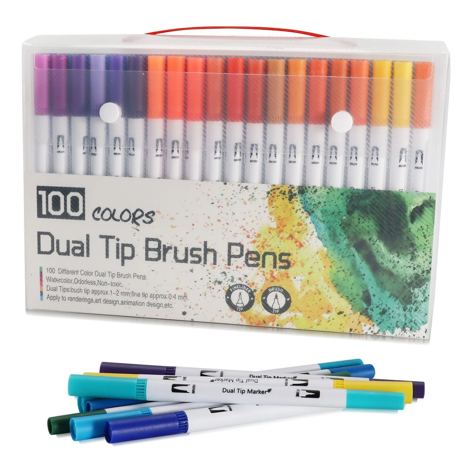 120 Farben Filzstift Zeichnen Aquarell Kunstmarker Stift Doppelseitiger Pinsel Fineliner Farbstift-Set Für Kunst Kalligraphie Malerei 120 Farben Filzstift Zeichnen Aquarell Kunstmarker Stift Doppelseitiger Pinsel Fineliner Farbstift-Set Für Kunst Kalligraphie Malerei - Image 21