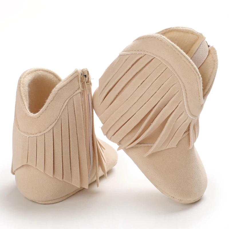 Toddler Footwear Boots Newborns Prewalkers For Unisex Baby Boys Girls Winter Keep Warm Moccasins Tassel Footwear Shoes 0-18M Toddler Footwear Boots Newborns Prewalkers For Unisex Baby Boys Girls Winter Keep Warm Moccasins Tassel Footwear Shoes 0-18M - Image 11