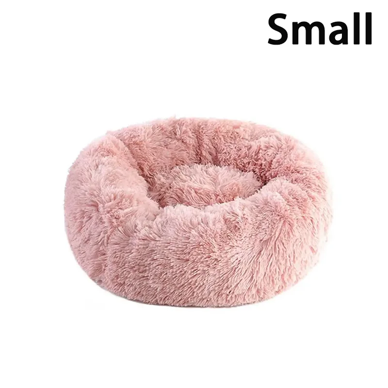 Soft Pet Cat Bed Pad Plush Warm Faux Fur Dog Calm Bed Donut Round Bed Comfortable Sleeping Washable For Small Medium Dog And Cat Soft Pet Cat Bed Pad Plush Warm Faux Fur Dog Calm Bed Donut Round Bed Comfortable Sleeping Washable For Small Medium Dog And Cat - Image 9