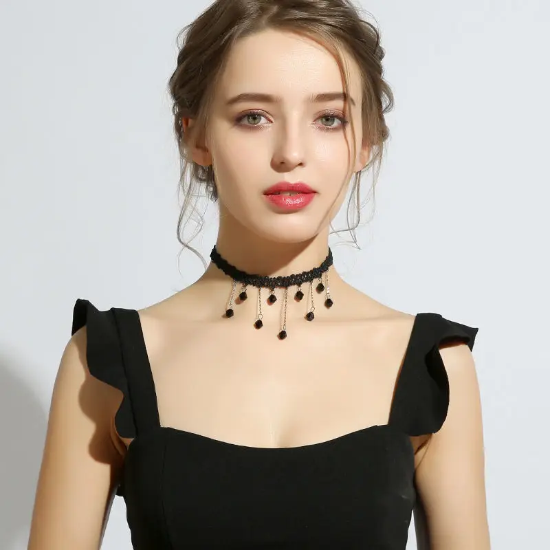 Koreanische Mode Samt Choker Halskette Für Frauen Vintage Sexy Spitze Halskette Mit Anhängern Gothic Mädchen Hals Schmuck Zubehör Koreanische Mode Samt Choker Halskette Für Frauen Vintage Sexy Spitze Halskette Mit Anhängern Gothic Mädchen Hals Schmuck Zubehör - Image 23