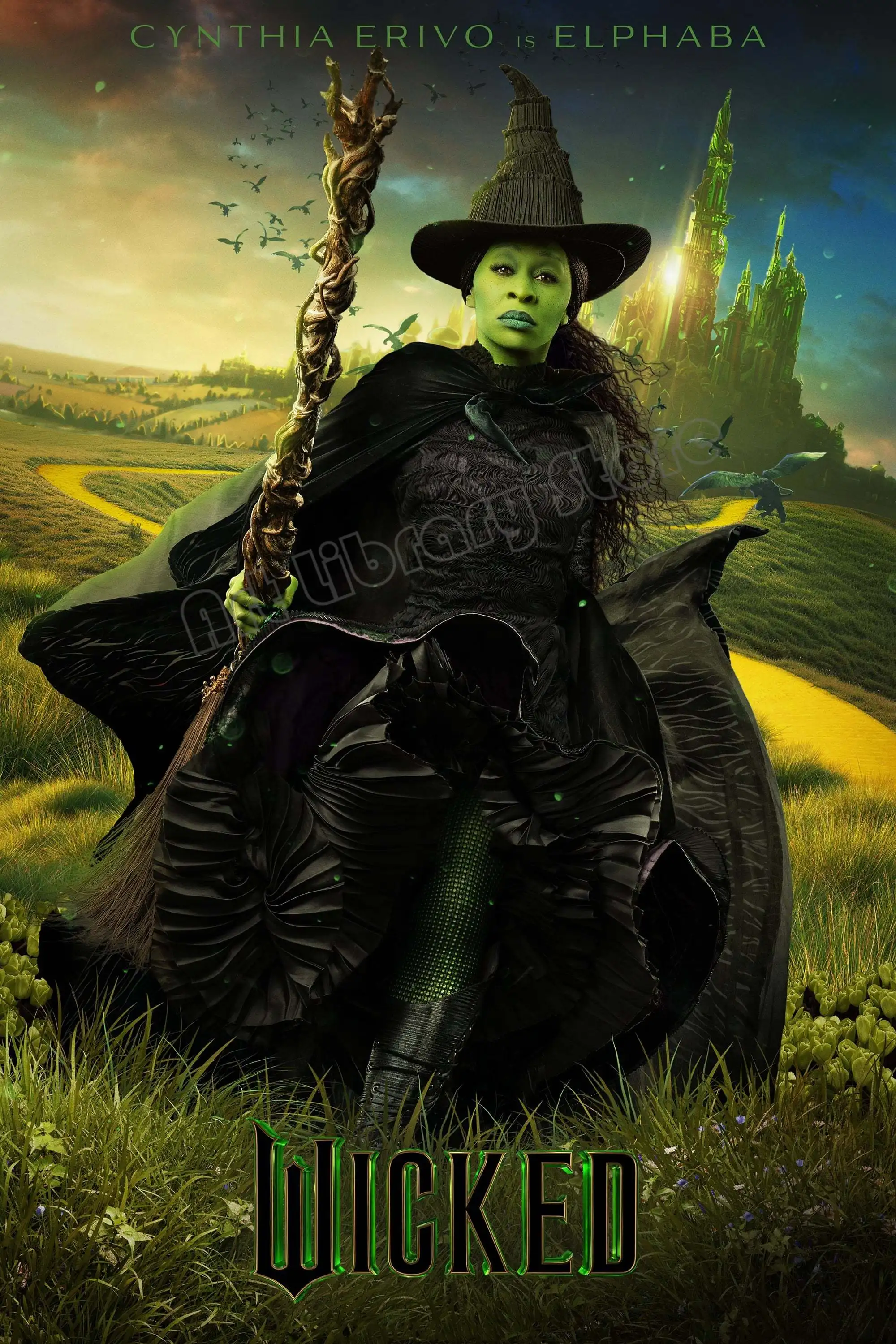 2024 Musical Movie Wicked Classic Fantasy Film Poster Und Hd-Gedruckte Leinwand Malerei Wandkunst Bilder Home Interior Decor Geschenk 2024 Musical Movie Wicked Classic Fantasy Film Poster Und Hd-Gedruckte Leinwand Malerei Wandkunst Bilder Home Interior Decor Geschenk - Image 8