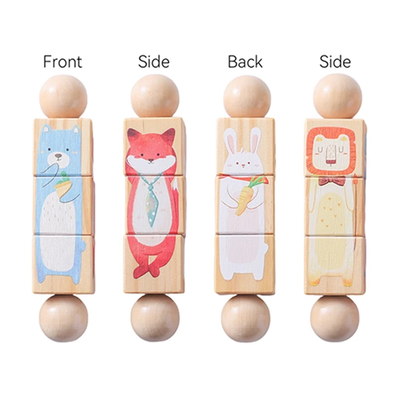 Baby Wooden Rotating Jigsaw Puzzle Hand Bell Toy Montessori Educational Sensory Cognition Toys Wooden Music Rattle Toy Baby Gift Baby Wooden Rotating Jigsaw Puzzle Hand Bell Toy Montessori Educational Sensory Cognition Toys Wooden Music Rattle Toy Baby Gift - Image 13