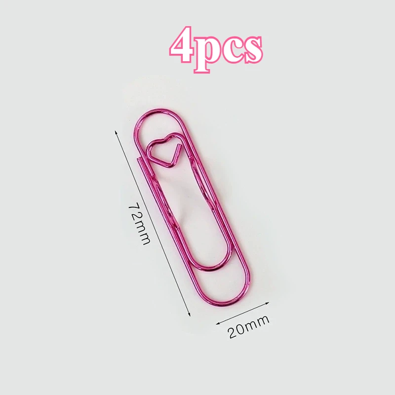 4 Stück Multifunktionaler Liebesstift-Clip, Tragbarer Hängender Stift-Clip Mit Festem Sitz, Büroklammer Für Notizbuch, Schreibwaren-Zubehör 4 Stück Multifunktionaler Liebesstift-Clip, Tragbarer Hängender Stift-Clip Mit Festem Sitz, Büroklammer Für Notizbuch, Schreibwaren-Zubehör - Image 9