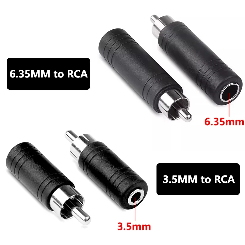 5Er-Set 6,35-Mm-Audioadapter – Mono-/Stereo-Klinkenadapter Auf Rca-Buchse Für Lautsprecher, Verstärker &Amp; Audiogeräte 5Er-Set 6,35-Mm-Audioadapter – Mono-/Stereo-Klinkenadapter Auf Rca-Buchse Für Lautsprecher, Verstärker &Amp; Audiogeräte - Image 4