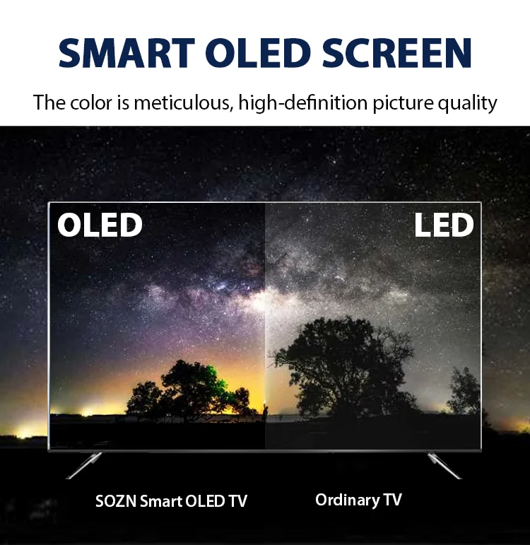 65-Zoll Oled 4K Smart Tv – Android 14, Wlan, Mehrsprachig, Heimkino-Fernseher Mit Us-, Uk-, Eu- &Amp; Au-Stecker 65-Zoll Oled 4K Smart Tv – Android 14, Wlan, Mehrsprachig, Heimkino-Fernseher Mit Us-, Uk-, Eu- &Amp; Au-Stecker - Image 5