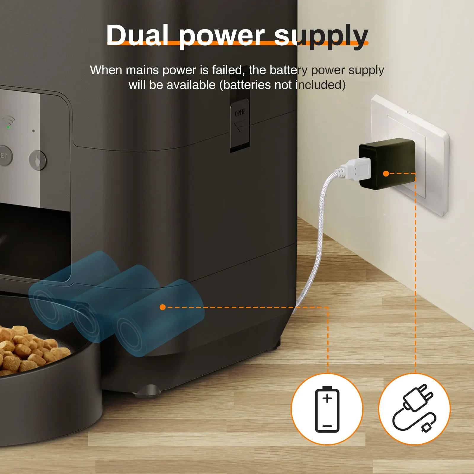 Smart Pet Feeder Automatic Cat Feeder Dog Slow Food Machine With Timed Quantitative Automatic Cat Food Dispenser Cat Dog Bowl Smart Pet Feeder Automatic Cat Feeder Dog Slow Food Machine With Timed Quantitative Automatic Cat Food Dispenser Cat Dog Bowl - Image 21