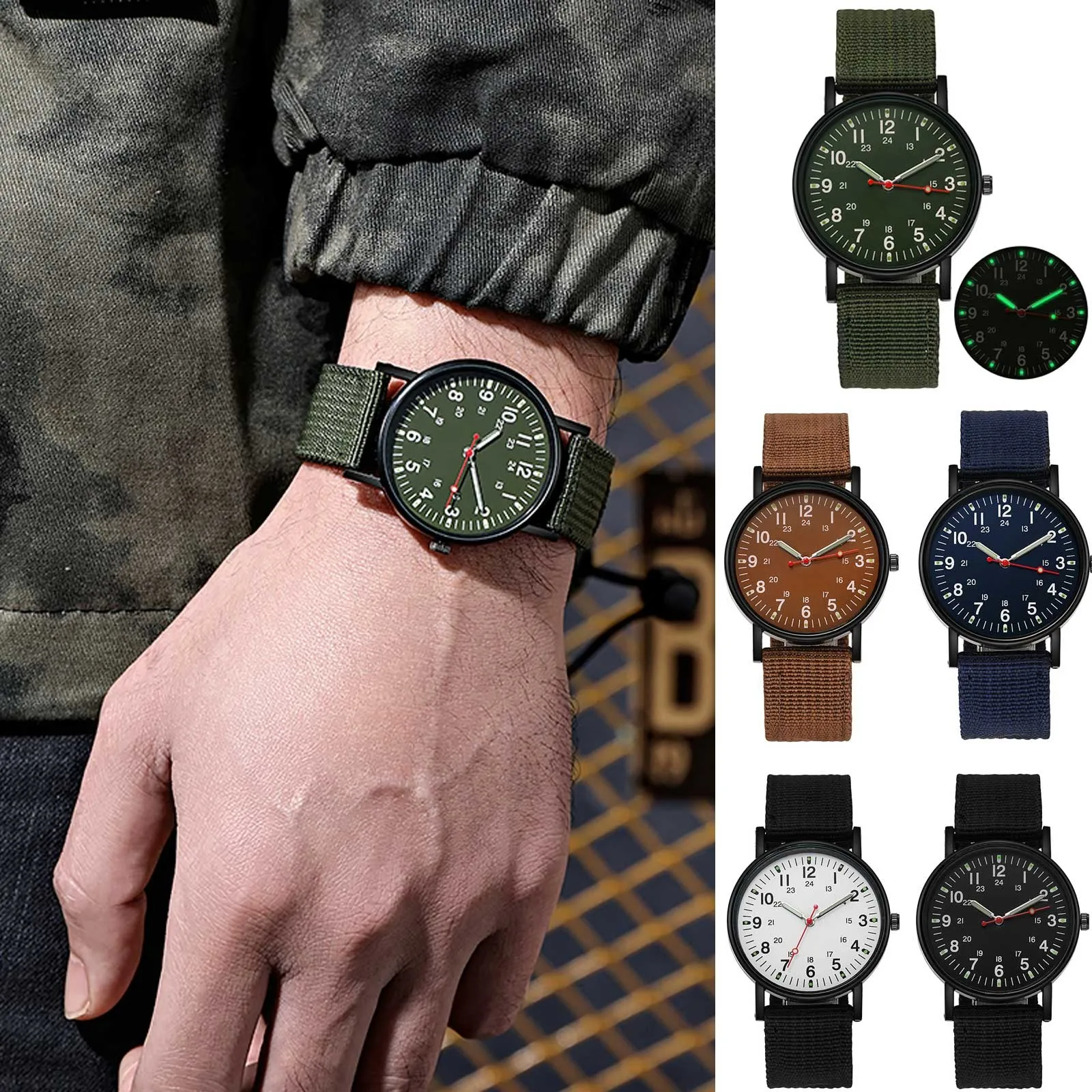 2023 Mode Männer Uhren Luxus Marke Mode Männer Quarzuhr Leucht Hände Männliche Uhr Große Zifferblatt Mann Armbanduhr 2023 Mode Männer Uhren Luxus Marke Mode Männer Quarzuhr Leucht Hände Männliche Uhr Große Zifferblatt Mann Armbanduhr - Image 2
