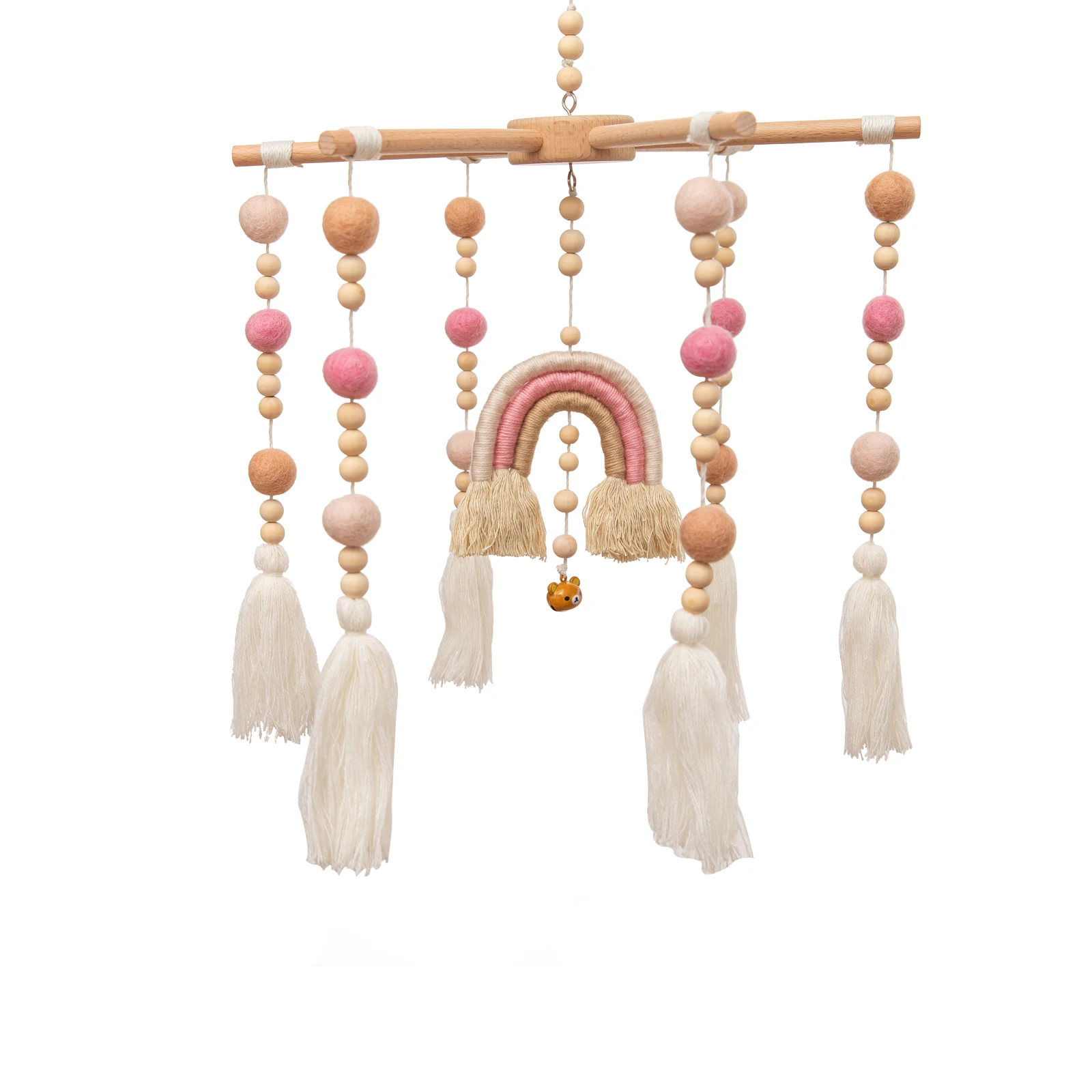 Baby Rassel Babybett Bewegliches Spielzeug Baumwolle Häkeln Regenbogen Krippe Glocke Rotierende Musikalische Rassel Projektion Holz Spielzeug Für Babybett Baby Rassel Babybett Bewegliches Spielzeug Baumwolle Häkeln Regenbogen Krippe Glocke Rotierende Musikalische Rassel Projektion Holz Spielzeug Für Babybett - Image 9