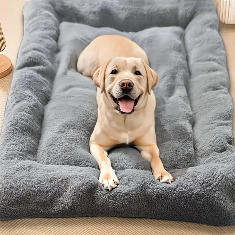 Großes, Ultra-Weiches Polyester-Haustierbett Für Hunde Und Katzen, Sofa-Kissen, Haustiermatte Für Zuhause Großes, Ultra-Weiches Polyester-Haustierbett Für Hunde Und Katzen, Sofa-Kissen, Haustiermatte Für Zuhause - Image 2