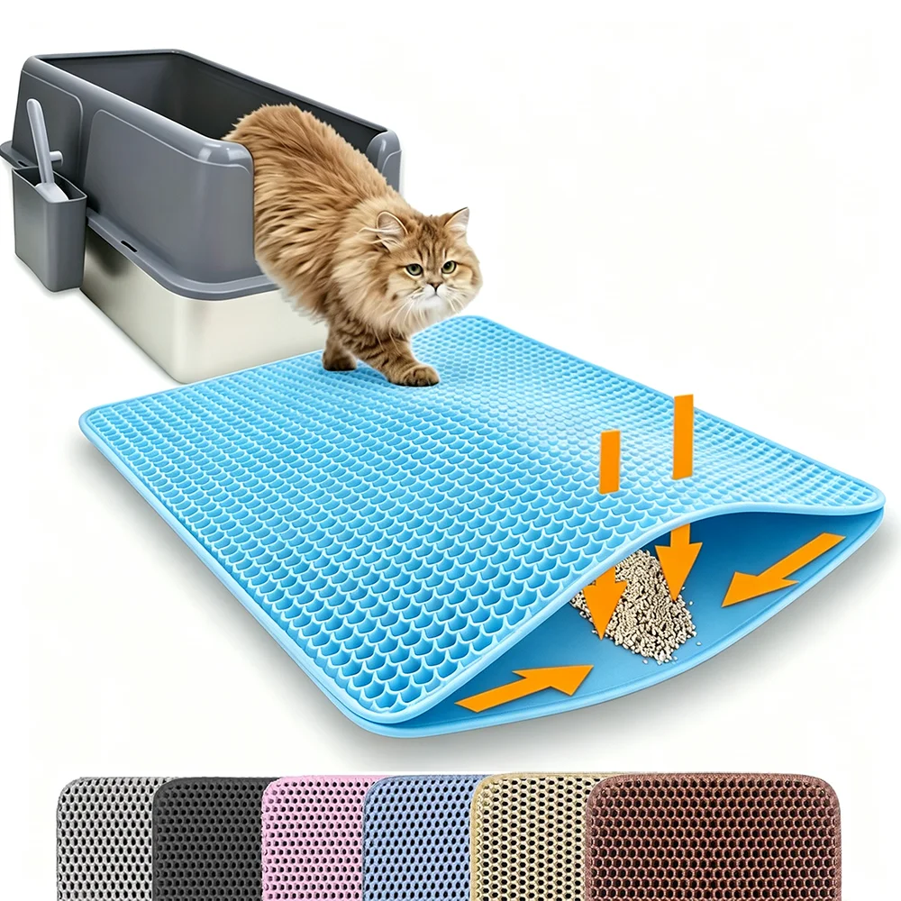 Katzenstreumatte, Doppellagig, Für Haustiere, Rutschfest, Für Große Haustiere, Filtermatte, Verschleißfest, Wasserdicht, Rutschfest, Katzenstreumatte Katzenstreumatte, Doppellagig, Für Haustiere, Rutschfest, Für Große Haustiere, Filtermatte, Verschleißfest, Wasserdicht, Rutschfest, Katzenstreumatte - Image 9
