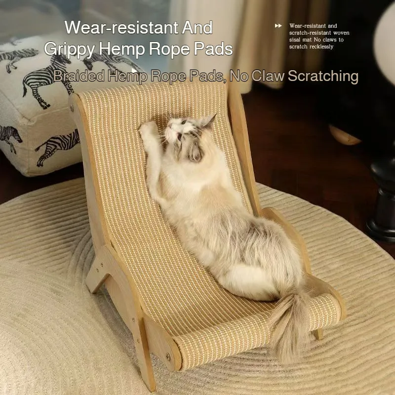 Sisal Cat Scratcher, Durable, One-Piece Sofa Style, Claw Grinding Tool, Extra Large Scratcher, Cat Bed, Pet Supplies Sisal Cat Scratcher, Durable, One-Piece Sofa Style, Claw Grinding Tool, Extra Large Scratcher, Cat Bed, Pet Supplies - Image 5