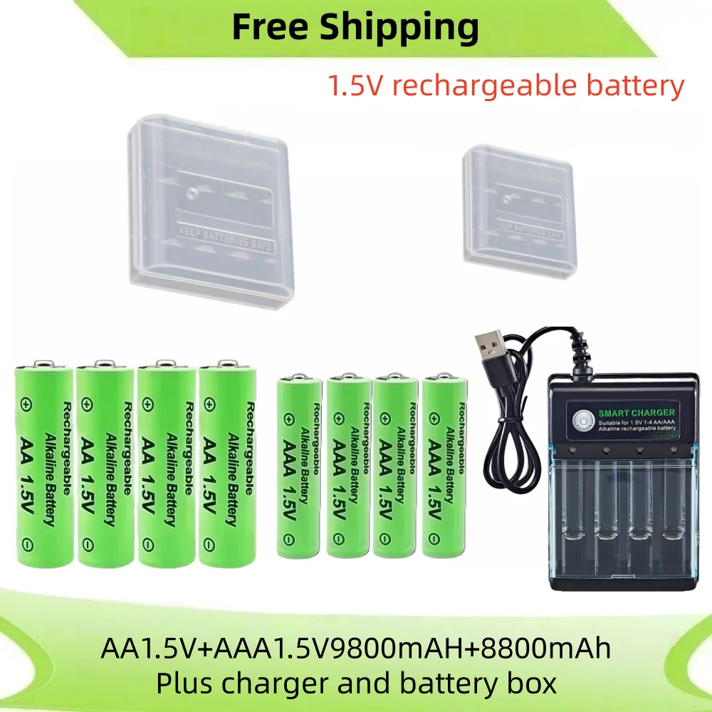 Original Akku 1,5 V Aa 9800 Mah + Aaa 8800 Mah + Ladegerät Für Computer Uhr Radio Video Spiel Digital Kamera Aa Aaa Original Akku 1,5 V Aa 9800 Mah + Aaa 8800 Mah + Ladegerät Für Computer Uhr Radio Video Spiel Digital Kamera Aa Aaa - Image 12