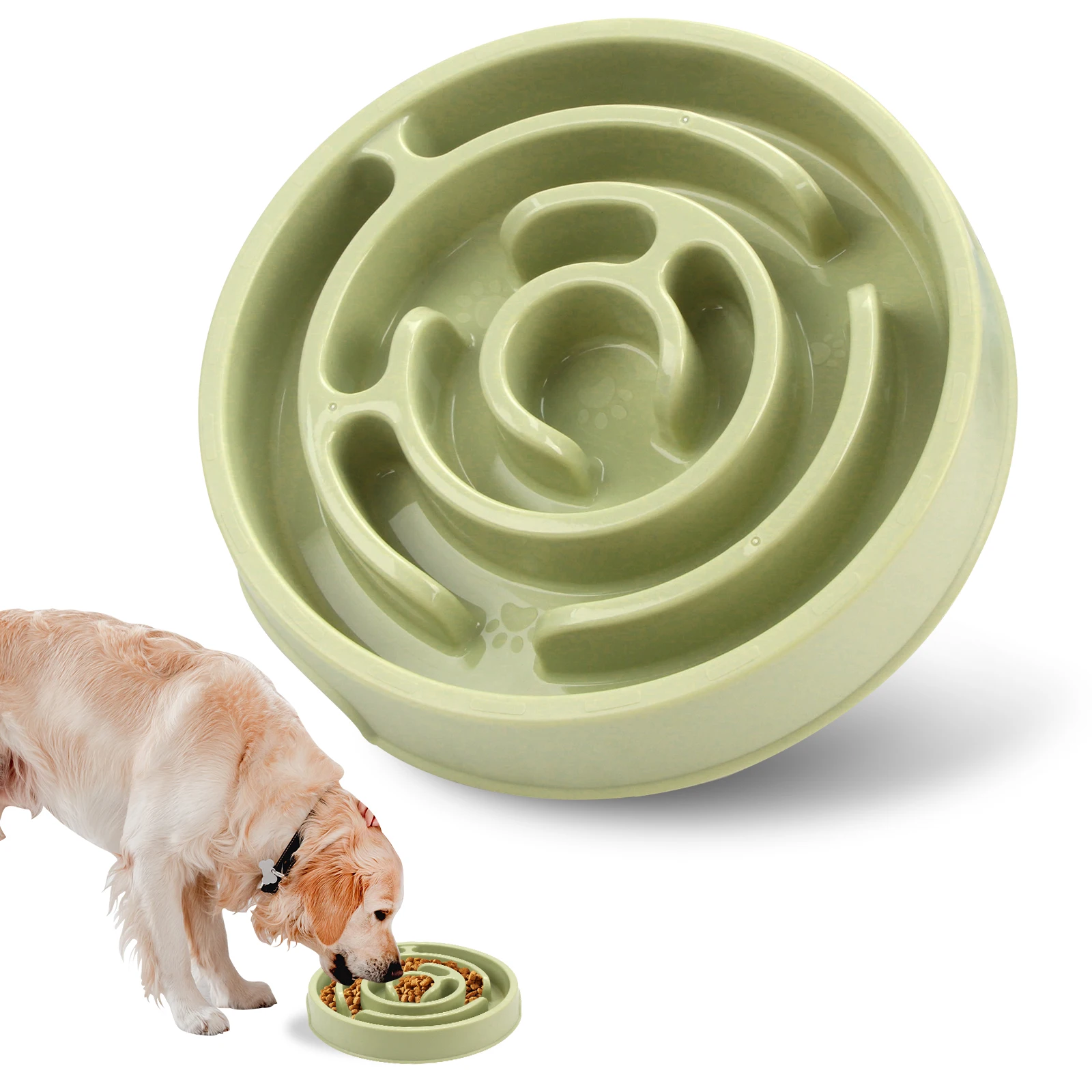 Slow Feeder-Schüssel Für Hunde, Lustig, Rutschfest, Schleppend, Langsames Essen, Futternäpfe, Umweltfreundlicher Hundenapf Für Große, Mittelgroße Und Kleine Hunde, Welpen Slow Feeder-Schüssel Für Hunde, Lustig, Rutschfest, Schleppend, Langsames Essen, Futternäpfe, Umweltfreundlicher Hundenapf Für Große, Mittelgroße Und Kleine Hunde, Welpen - Image 7