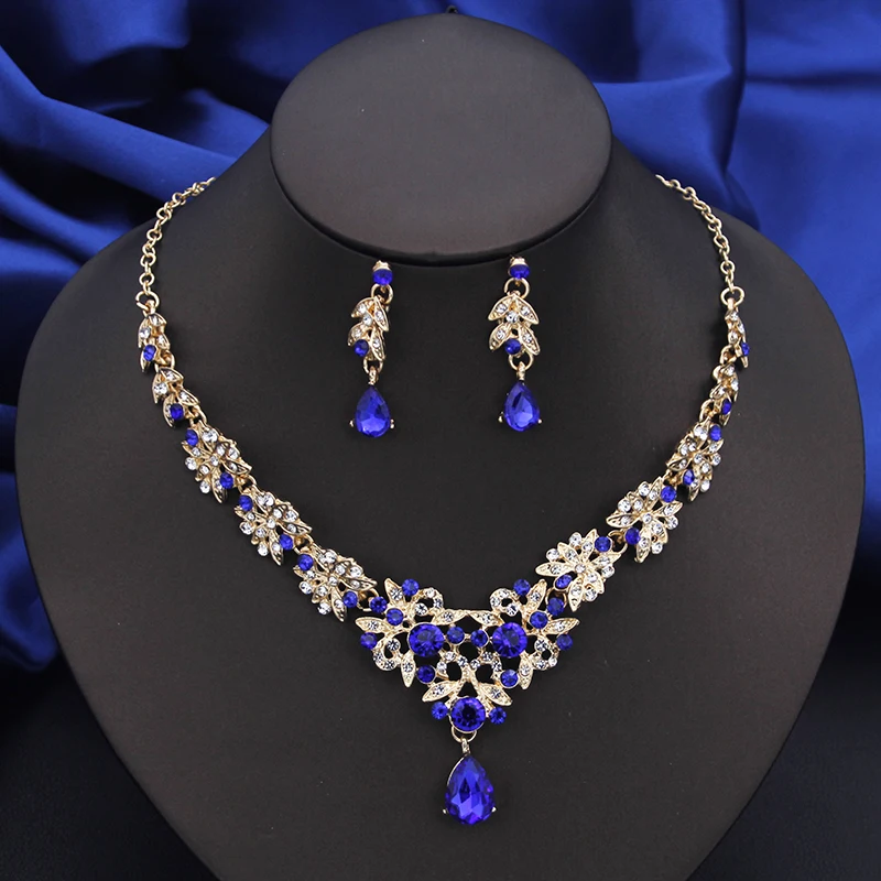 Mode Choker Halskette Sets Für Frauen Braut Schmuck Sets Party Prom Hochzeit Ohrringe Kostüm Zubehör Mode Choker Halskette Sets Für Frauen Braut Schmuck Sets Party Prom Hochzeit Ohrringe Kostüm Zubehör - Image 10