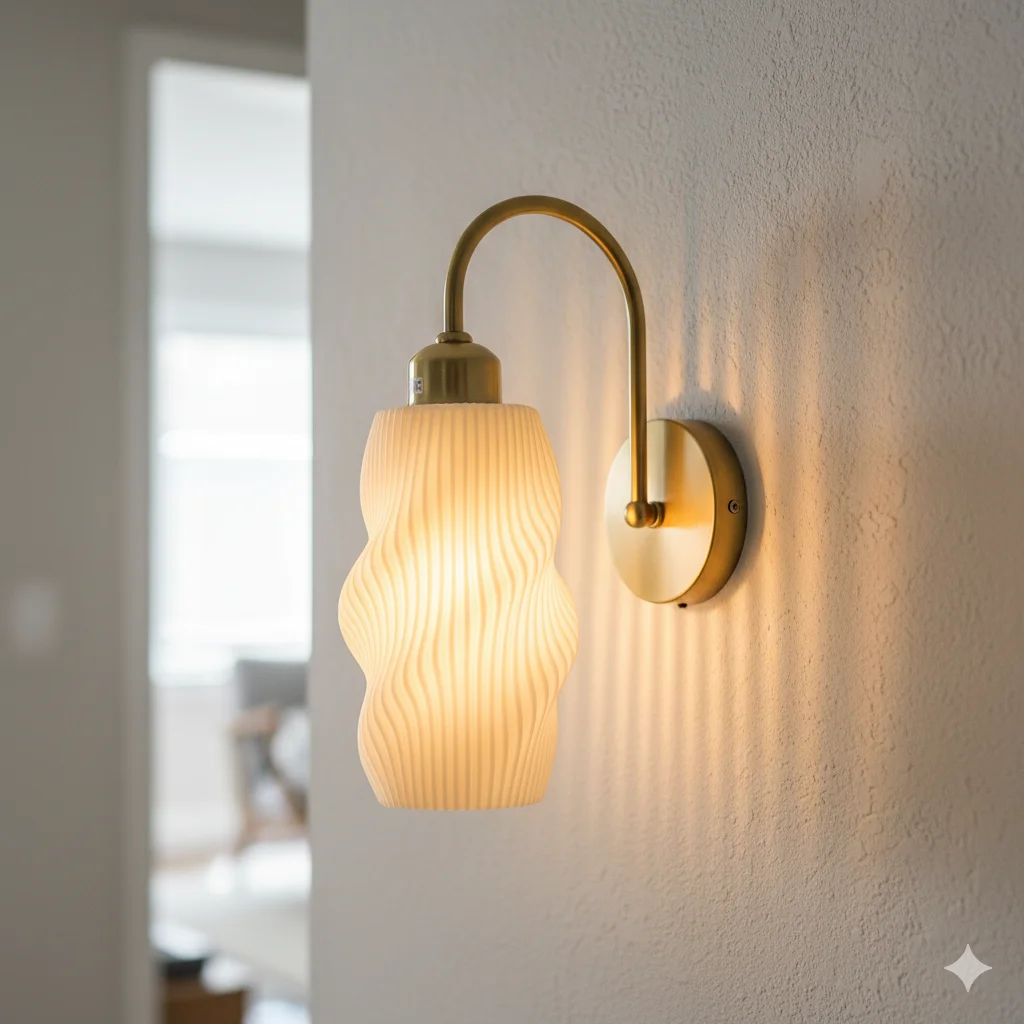 Led-Wandleuchte Für Wohnzimmer Und Schlafzimmer, Moderne, Einfache, Kreative Leuchte, Heimbeleuchtung, Pvc-Lampenschirm, Moderne Wandleuchte Led-Wandleuchte Für Wohnzimmer Und Schlafzimmer, Moderne, Einfache, Kreative Leuchte, Heimbeleuchtung, Pvc-Lampenschirm, Moderne Wandleuchte - Image 2