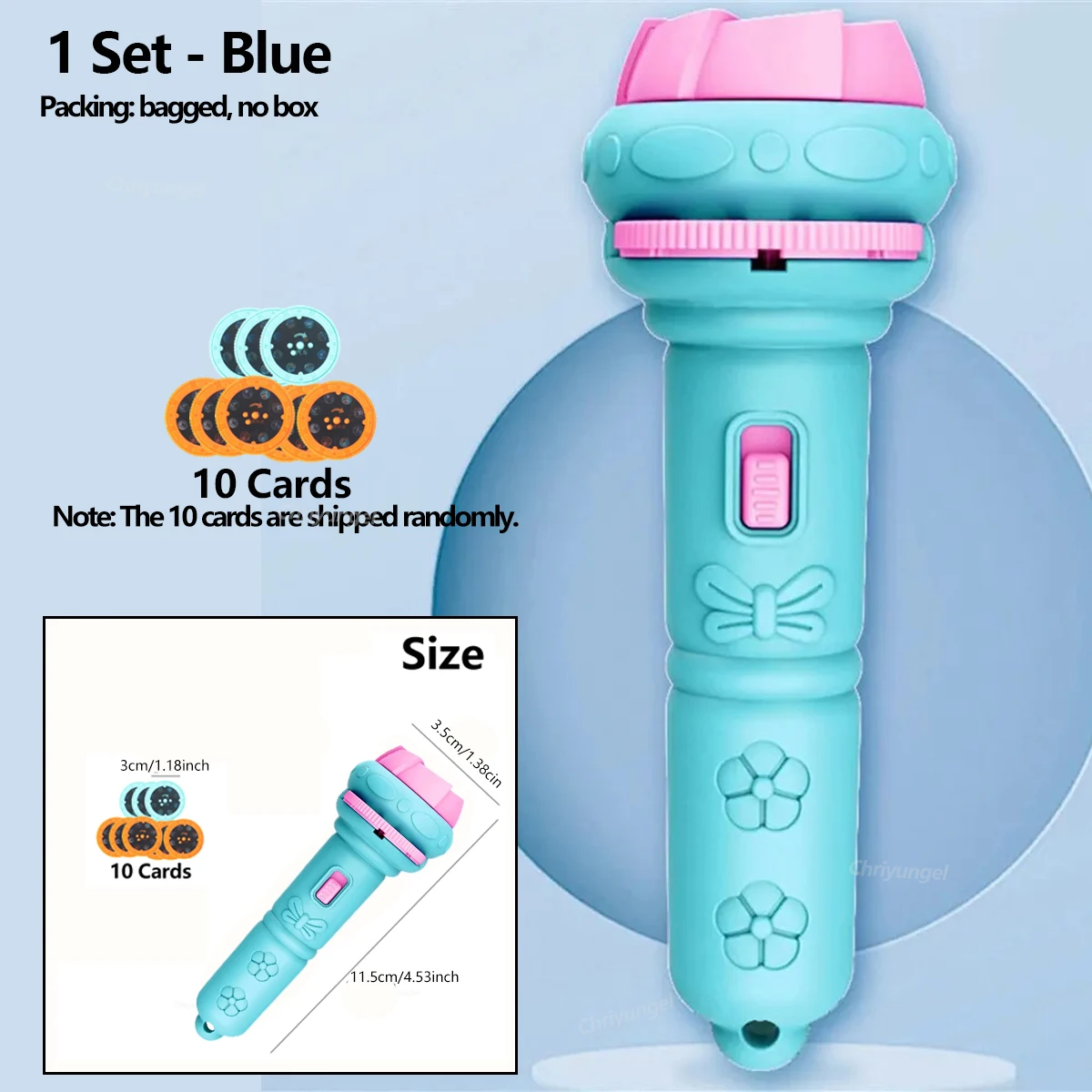 Projector Flashlight For Kids 10 Cards 80 Patterns Bedtime Toys Cartoon Light Educational Toy Gift For Toddler Boys Girls Projector Flashlight For Kids 10 Cards 80 Patterns Bedtime Toys Cartoon Light Educational Toy Gift For Toddler Boys Girls - Image 7