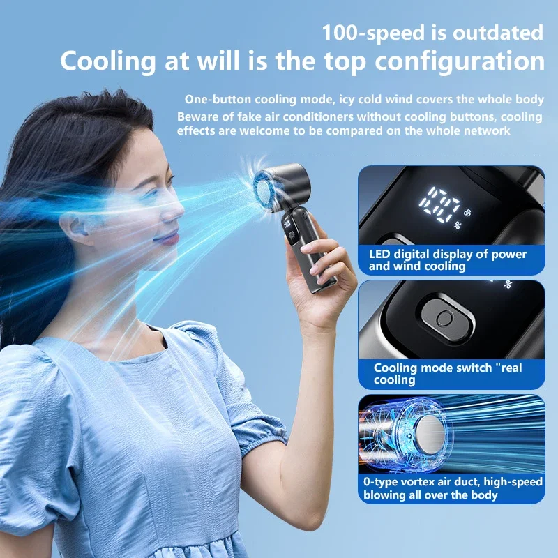 Lenovo Ice Cooling Ventilator – Usb-Tischventilator Mit Eiskühlung, 100 Stufen Und Turbo Lenovo Ice Cooling Ventilator – Usb-Tischventilator Mit Eiskühlung, 100 Stufen Und Turbo - Image 4