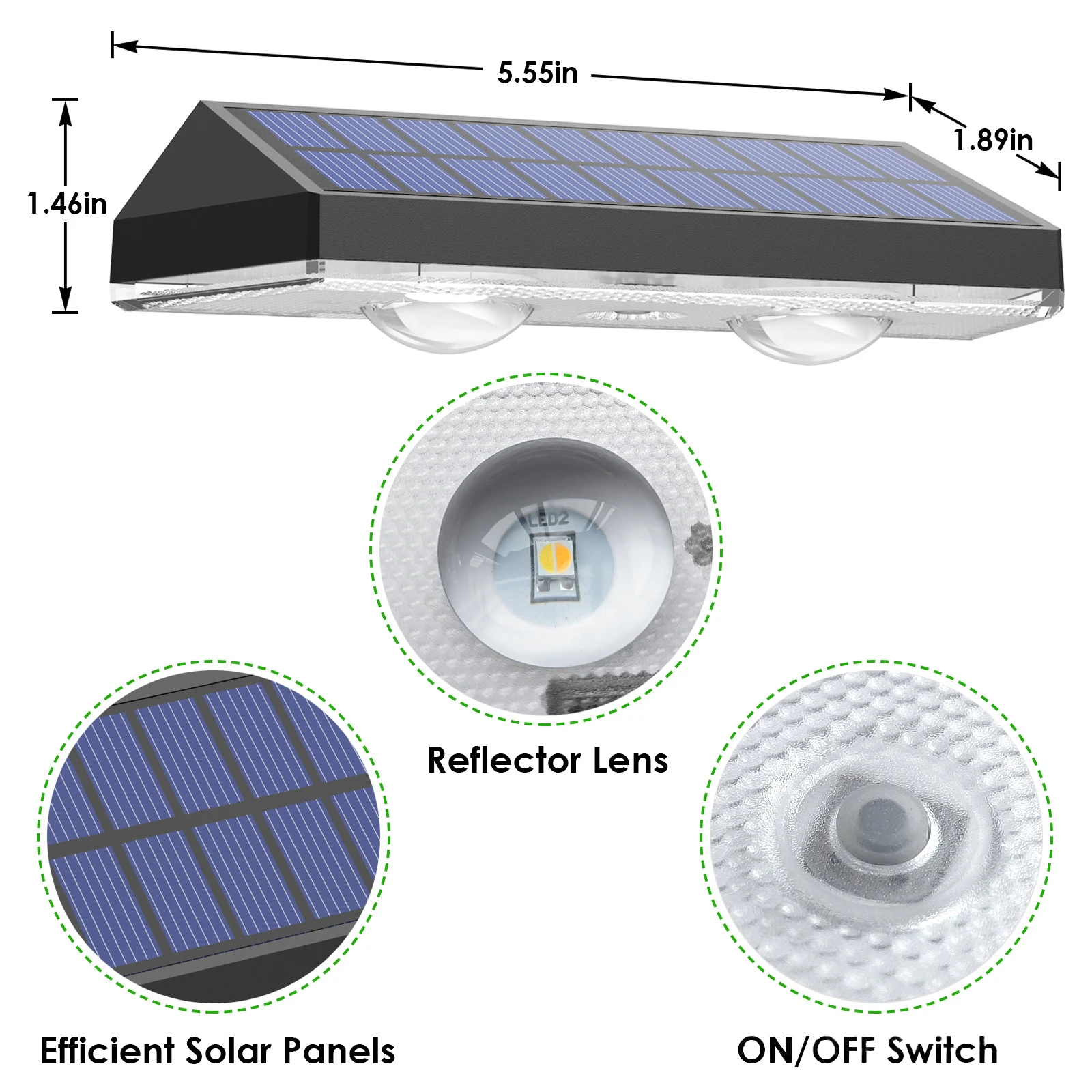 4 Stücke Solar Zaun Licht Rgb Farbwechsel Outdoor Garten Hof Dekor Schritt Lampe Ip65 Wasserdichte Pathway Wand Treppen Lampe Balkon 4 Stücke Solar Zaun Licht Rgb Farbwechsel Outdoor Garten Hof Dekor Schritt Lampe Ip65 Wasserdichte Pathway Wand Treppen Lampe Balkon - Image 6