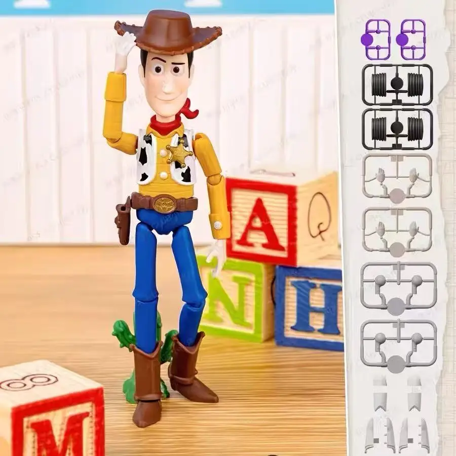 Original Blokees Toy Story Disney Pixar Woody Buzz Lightyear Jessie Rex Bullseye Alien Actionfiguren Zum Zusammenbauen, Modellspielzeug, Geschenk Original Blokees Toy Story Disney Pixar Woody Buzz Lightyear Jessie Rex Bullseye Alien Actionfiguren Zum Zusammenbauen, Modellspielzeug, Geschenk - Image 15