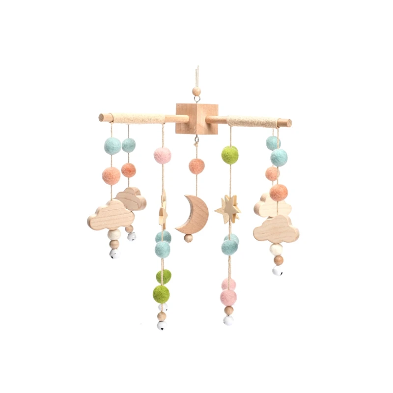Babymobile Mit Holzrasseln, Weichen Filz-Tierfiguren, Musikbox Und Hängespielzeug Für Neugeborene – Babygeschenke Babymobile Mit Holzrasseln, Weichen Filz-Tierfiguren, Musikbox Und Hängespielzeug Für Neugeborene – Babygeschenke - Image 28