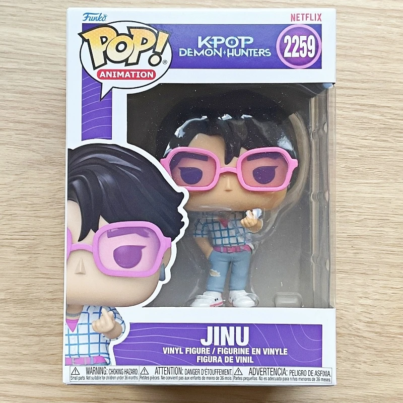 Funko Pop! Huntr/X K-Pop Dämonenjäger Jinu Mit Muster-Design Chase # 2259 Vinyl-Figur Anime Sammlerstück Modell Desktop-Ornament Geschenk Funko Pop! Huntr/X K-Pop Dämonenjäger Jinu Mit Muster-Design Chase # 2259 Vinyl-Figur Anime Sammlerstück Modell Desktop-Ornament Geschenk - Image 6