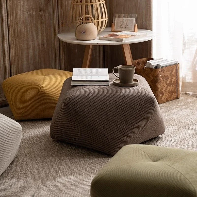 Solid Wood Octagonal Stool For Home Use, Shoe Changing Sofa, Footrest, Low Stool, Makeup Seat, Pedestal Solid Wood Octagonal Stool For Home Use, Shoe Changing Sofa, Footrest, Low Stool, Makeup Seat, Pedestal - Image 3
