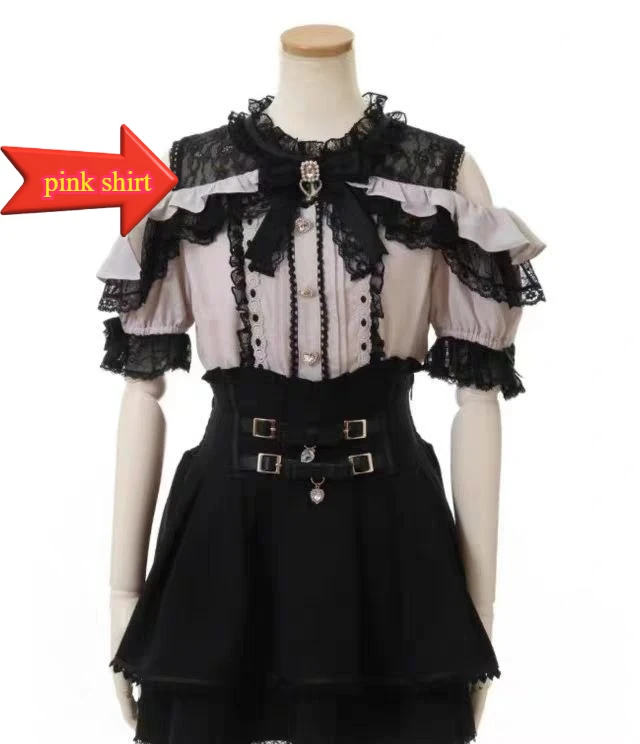 Sweet Lolita Jirai Kei Skort Mit Hoher Taille – Kurzer Rock Mit Doppelter Schleife Und Schnalle Für Damen, Japanische Y2K-Kawaii-Mode, Sommer, Lässig Sweet Lolita Jirai Kei Skort Mit Hoher Taille – Kurzer Rock Mit Doppelter Schleife Und Schnalle Für Damen, Japanische Y2K-Kawaii-Mode, Sommer, Lässig - Image 9