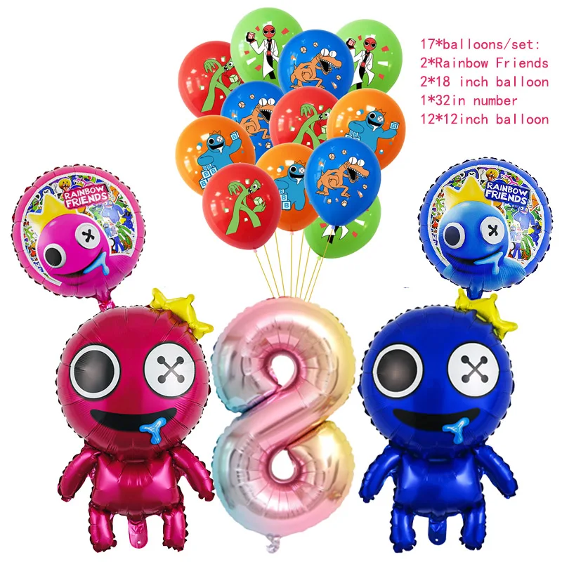 Neue Regenbogen-Freunde Geburtstagsparty-Dekoration Tischzubehör Happy Birthday Banner Tortendekoration Partyzubehör Hintergrund Ballons Neue Regenbogen-Freunde Geburtstagsparty-Dekoration Tischzubehör Happy Birthday Banner Tortendekoration Partyzubehör Hintergrund Ballons - Image 14