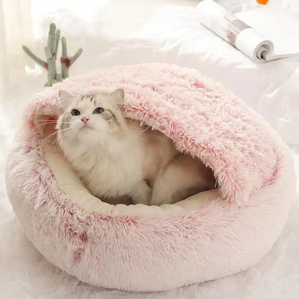 Winter Plush Pet Cat Bed Round Cat Cushion Cat House Warm Cats Basket Pet Sleep Bag Kitten Nest Kennel For Pet Dog Cats Winter Plush Pet Cat Bed Round Cat Cushion Cat House Warm Cats Basket Pet Sleep Bag Kitten Nest Kennel For Pet Dog Cats - Image 14