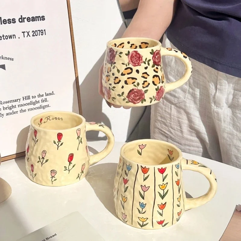 390Ml Handgefertigter Keramikbecher, Premium-Kaffeetasse, Milchtee-Tasse, Heiße-Schokoladen-Tasse, Haferflocken-Frühstückstasse, Langlebiges Trinkgeschirr Für Die Küche 390Ml Handgefertigter Keramikbecher, Premium-Kaffeetasse, Milchtee-Tasse, Heiße-Schokoladen-Tasse, Haferflocken-Frühstückstasse, Langlebiges Trinkgeschirr Für Die Küche