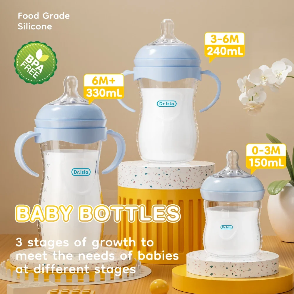 Baby Pp Bottle 150/240/330Ml Newborn Baby Bottle With Handle Milk Bottlefeeding Baby Bottles Newborn Feeding Supplies Bpa-Free Baby Pp Bottle 150/240/330Ml Newborn Baby Bottle With Handle Milk Bottlefeeding Baby Bottles Newborn Feeding Supplies Bpa-Free - Image 2