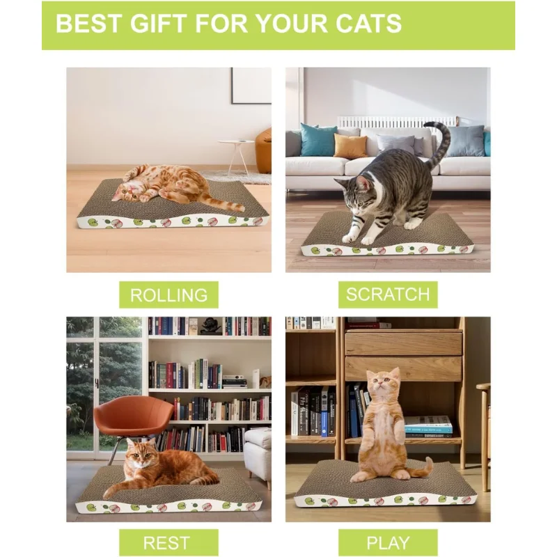 Cat Scratchers Cardboard Cat Scratching Board Durable Grind Claws Corrugated Paper Pets Sofa For Indoor Cats Kittens Cat Scratchers Cardboard Cat Scratching Board Durable Grind Claws Corrugated Paper Pets Sofa For Indoor Cats Kittens - Image 22