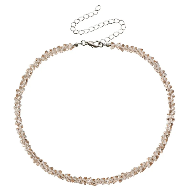 Transparent Crystal Irregular Beaded Choker Necklace For Women Korean Collarbone Clavicle Chain On The Neck Collar Jewelry Transparent Crystal Irregular Beaded Choker Necklace For Women Korean Collarbone Clavicle Chain On The Neck Collar Jewelry - Image 16