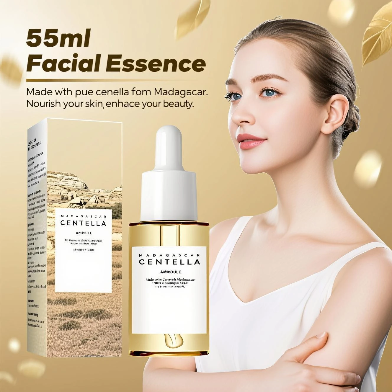 Centella Asiatica Brightening Serum: Calms Irritation, Reduces Breakouts, Balances Sebum &Amp; Diminishes Dark Marks For Clear Skin. Centella Asiatica Brightening Serum: Calms Irritation, Reduces Breakouts, Balances Sebum &Amp; Diminishes Dark Marks For Clear Skin. - Image 2