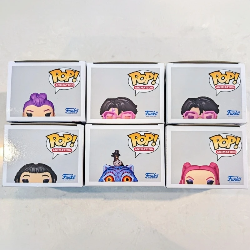 Funko Pop Huntr/X K-Pop Demon Hunters Derpy Mit Sussie Rumi Zoey Jinu Mira Vinylfigur, Sammlermodell, Desktop-Ornament, Geschenk Funko Pop Huntr/X K-Pop Demon Hunters Derpy Mit Sussie Rumi Zoey Jinu Mira Vinylfigur, Sammlermodell, Desktop-Ornament, Geschenk - Image 5