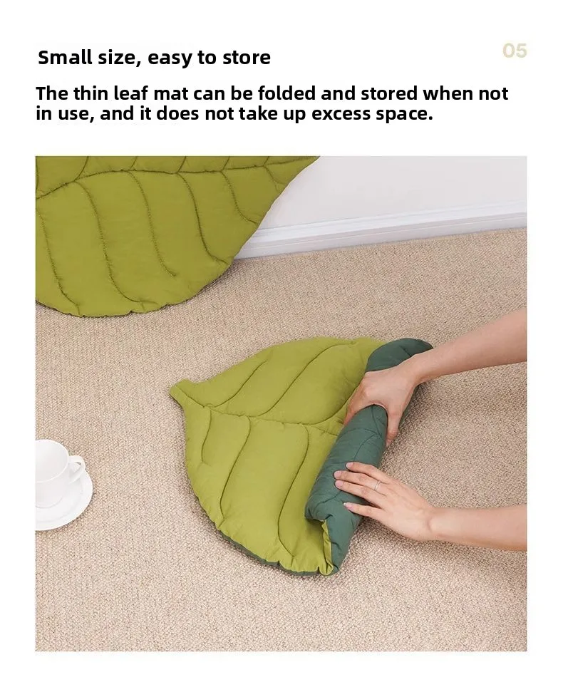 1/2Pcs Leaf Shaped Cat Bed And Pet Mat Soft Washable Reversible Non-Slip Cushion For Cats And Dogs Indoor Travel Camping Pet Bed 1/2Pcs Leaf Shaped Cat Bed And Pet Mat Soft Washable Reversible Non-Slip Cushion For Cats And Dogs Indoor Travel Camping Pet Bed - Image 15